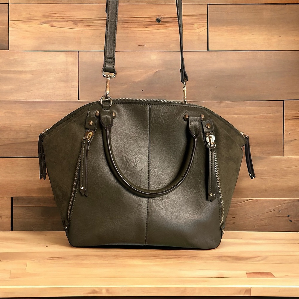 Sage green international concepts handbag shoulder bag.